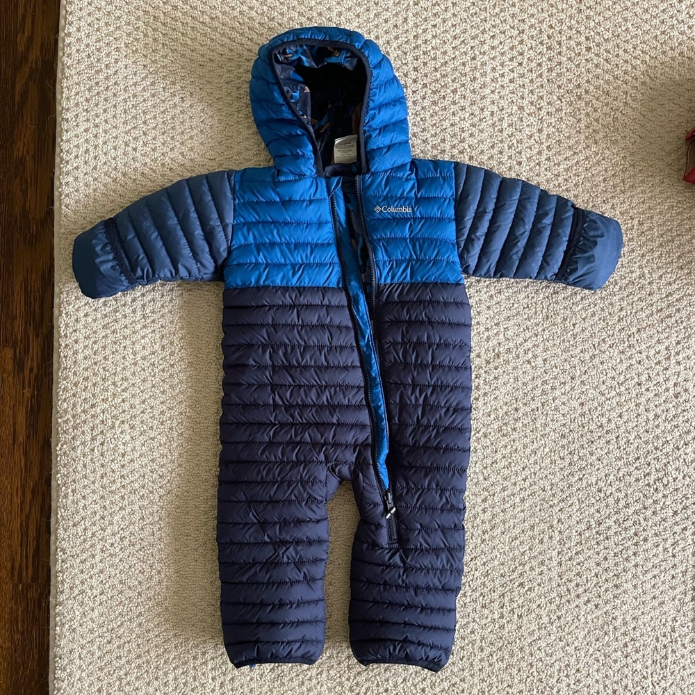 Reversible Columbia Toddler Snowsuit - worn once